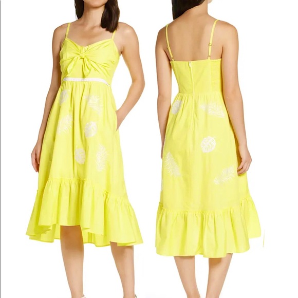 Lilly Pulitzer Eloisa Midi Dress Yellow Size 6 - Picture 1 of 13